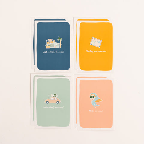 Summer Set of Postcards - Archer and Olive