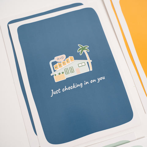 Summer Set of Postcards - Archer and Olive