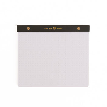 A5 Dot Grid Notepad : White - Archer and Olive