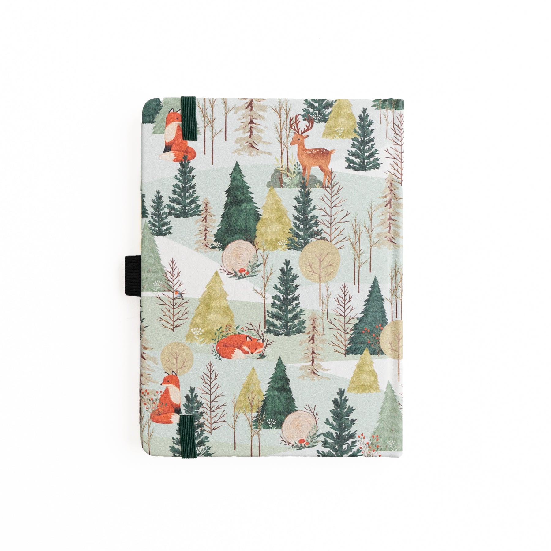 B6 Fox In Winter Woods: Dot Grid Notebook - Archer and Olive