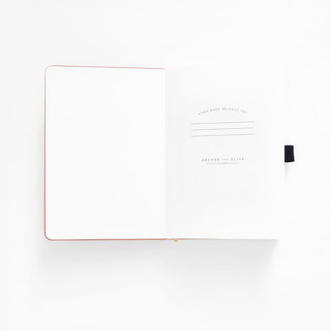 B5 Crescent Moon Dot Grid Neapolitan Notebook - Archer and Olive