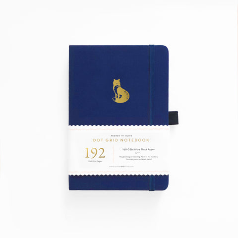 A5 Dot Grid Notebook: Clever Fox - Archer and Olive