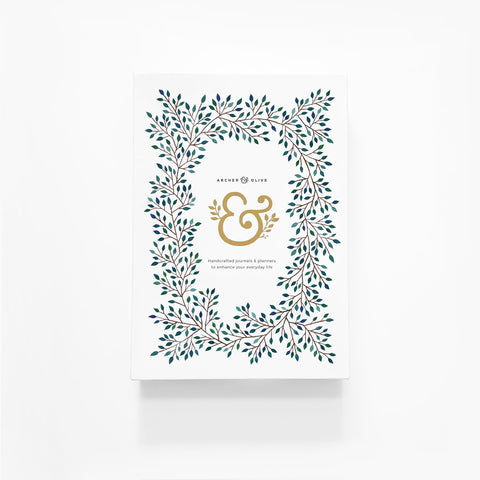 A5 Dot Grid Notebook: Clever Fox - Archer and Olive