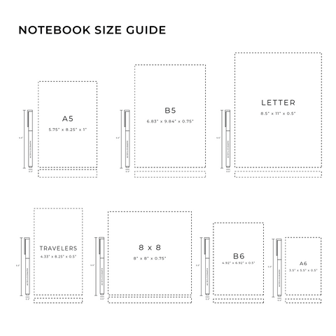 Chipmunk Dot Grid Notebook - Archer and Olive