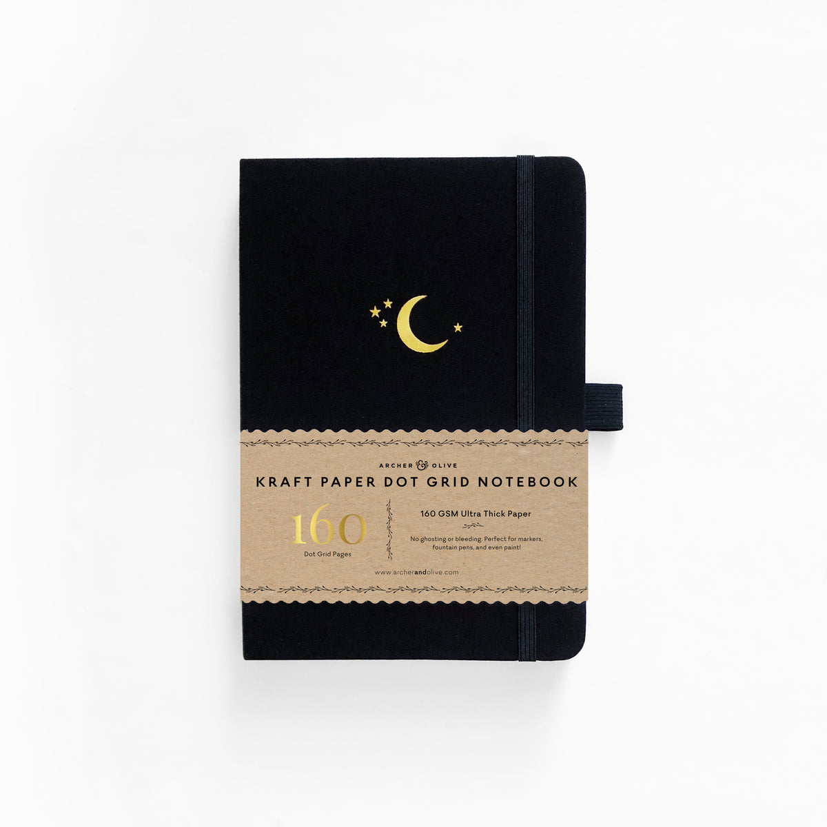 B5 Crescent Moon Kraft Paper Notebook - Archer and Olive