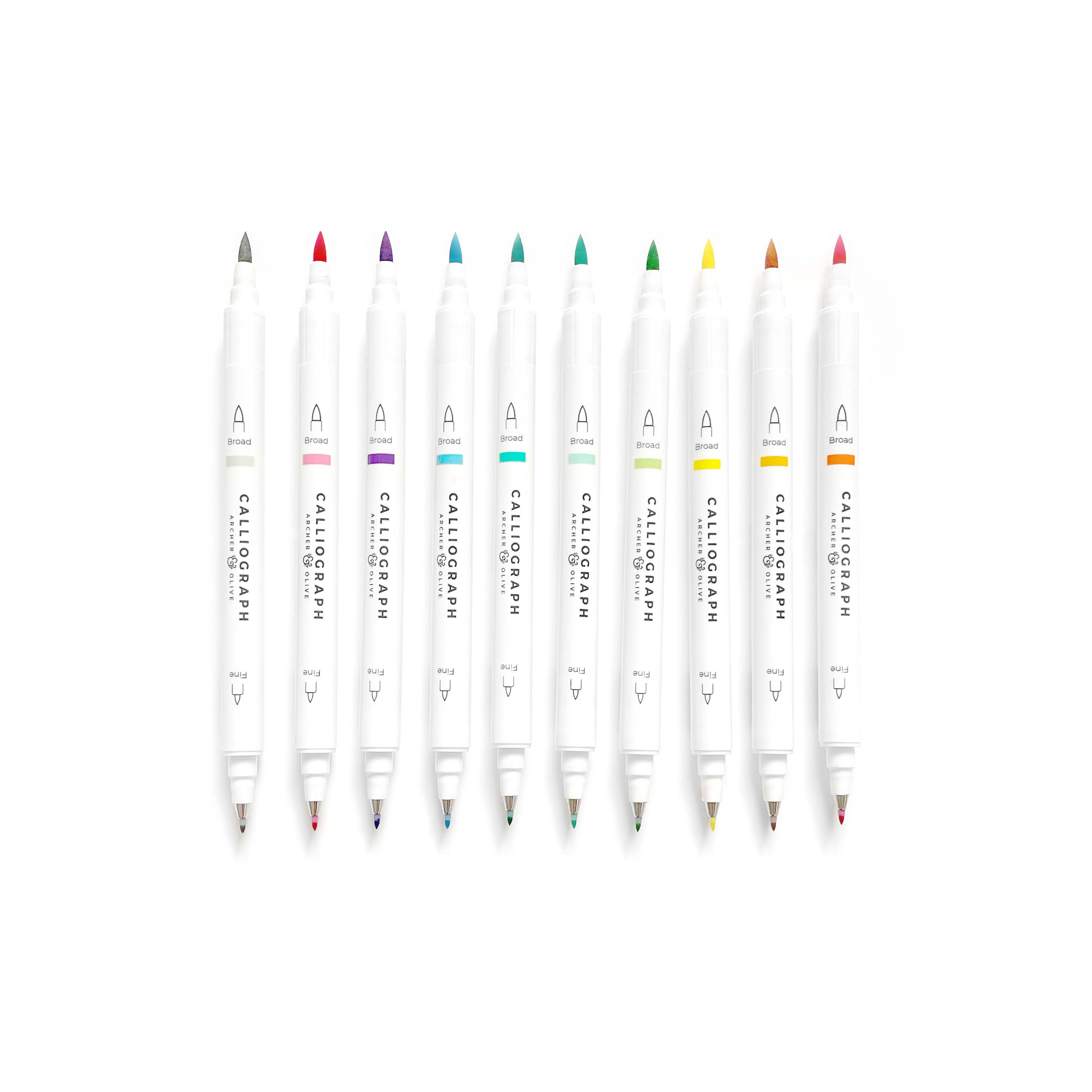 Calliograph Pens - Tropical Collection - Archer and Olive