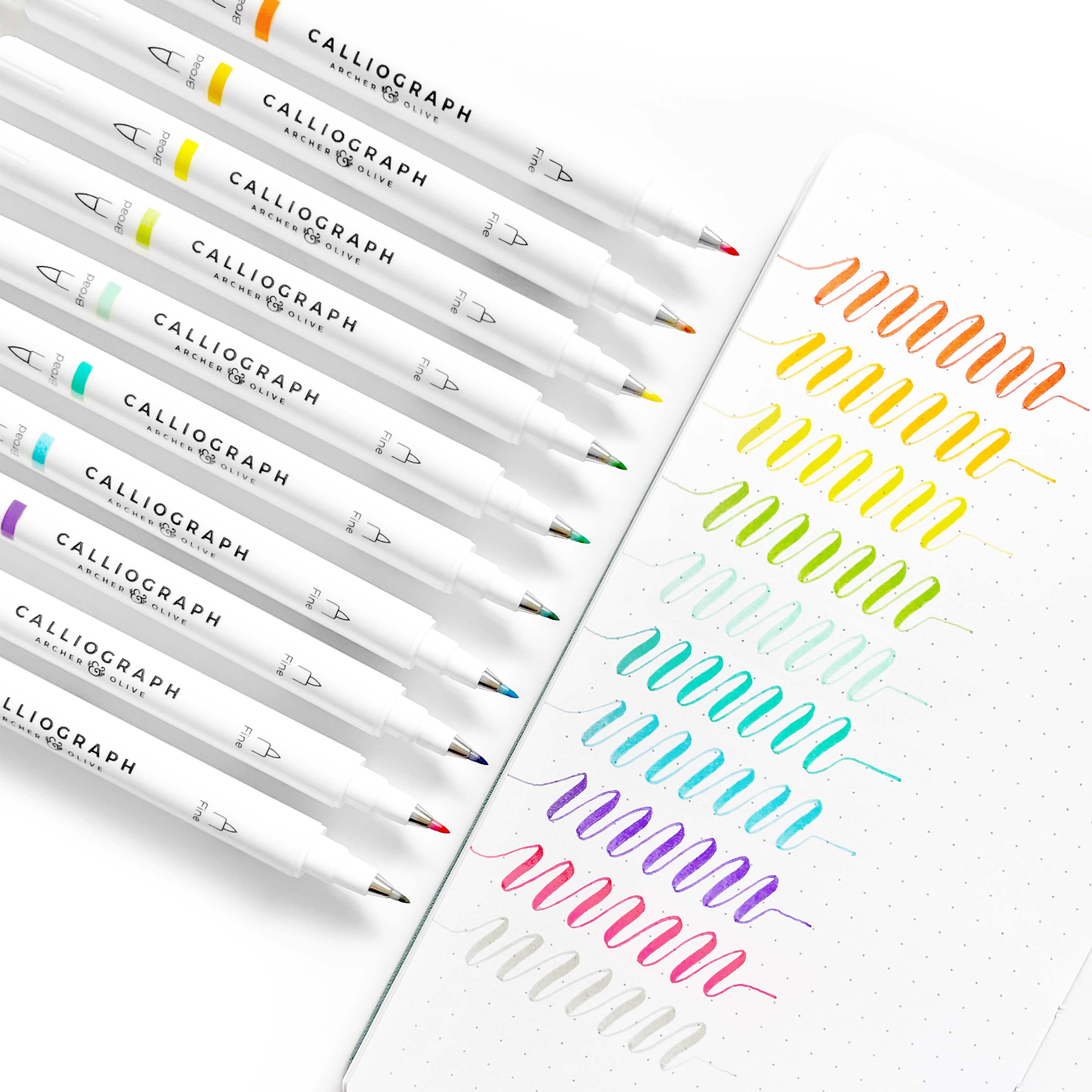 Calliograph Pens - Tropical Collection - Archer and Olive