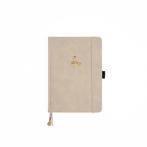 Latte Love Dot Grid Notebook - Archer and Olive