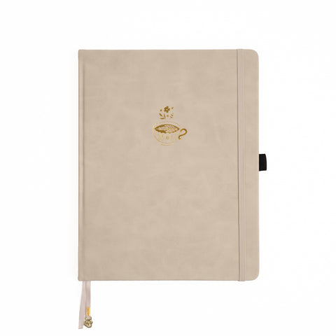 Latte Love Dot Grid Notebook - Archer and Olive