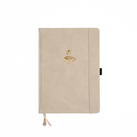 Latte Love Dot Grid Notebook - Archer and Olive