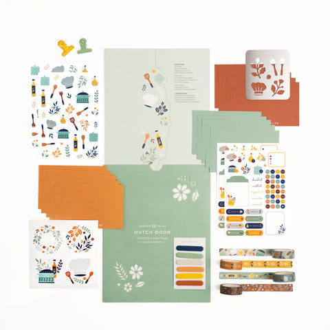 February Monthly Kit - Bon Appétit - Archer and Olive