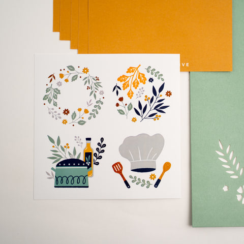 February Monthly Kit - Bon Appétit - Archer and Olive