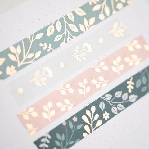Everyday Florals Washi Tape Set - Archer and Olive