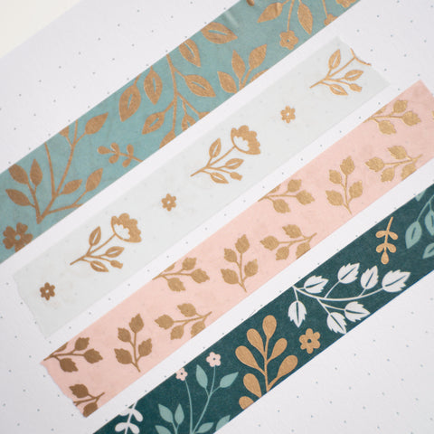 Everyday Florals Washi Tape Set - Archer and Olive