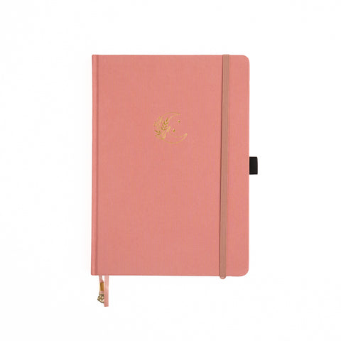 Moon Florals Dot Grid Notebook - Archer and Olive