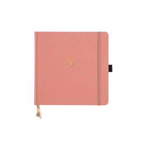 Moon Florals Dot Grid Notebook - Archer and Olive