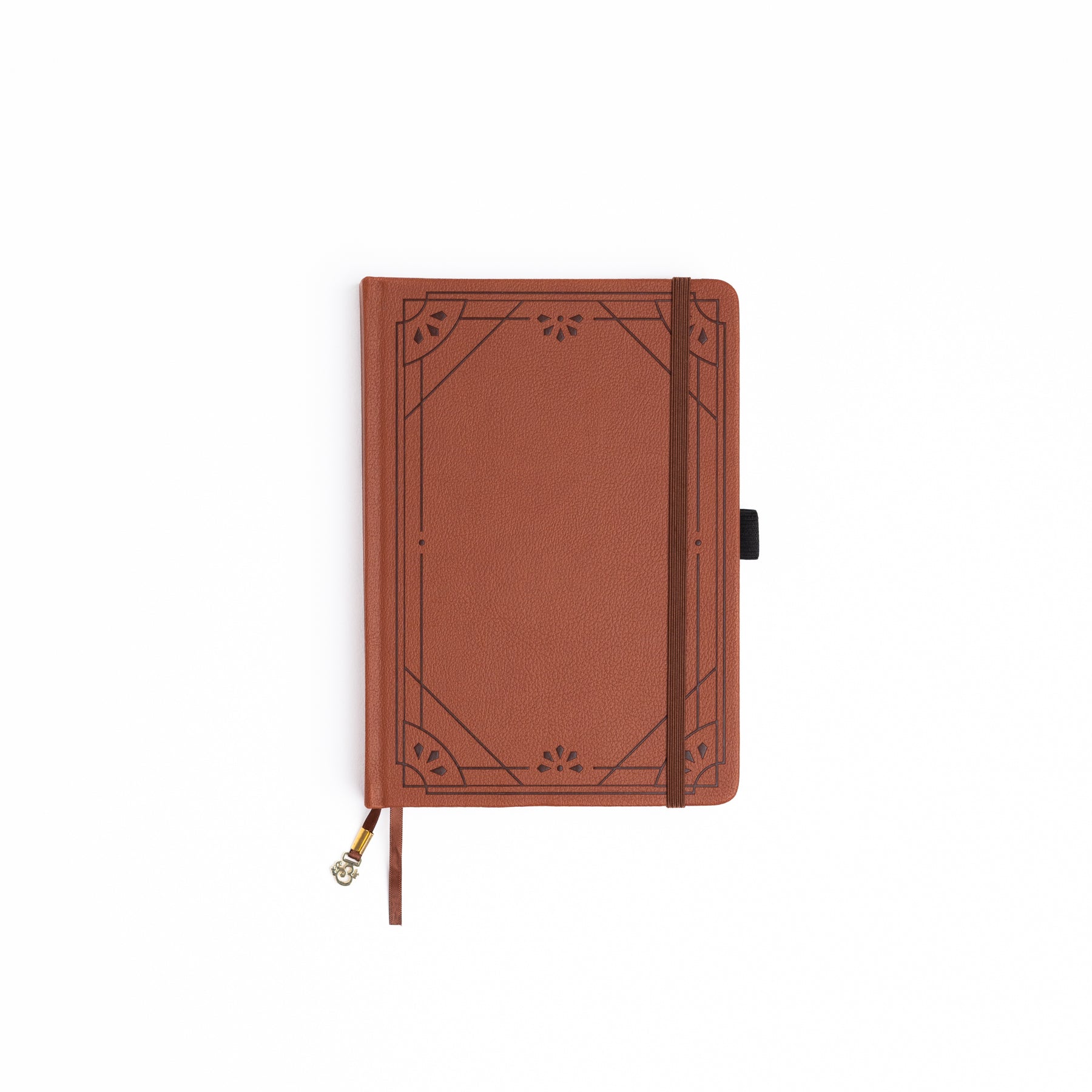 Brown Art Deco: Dot Grid Notebook - Archer and Olive