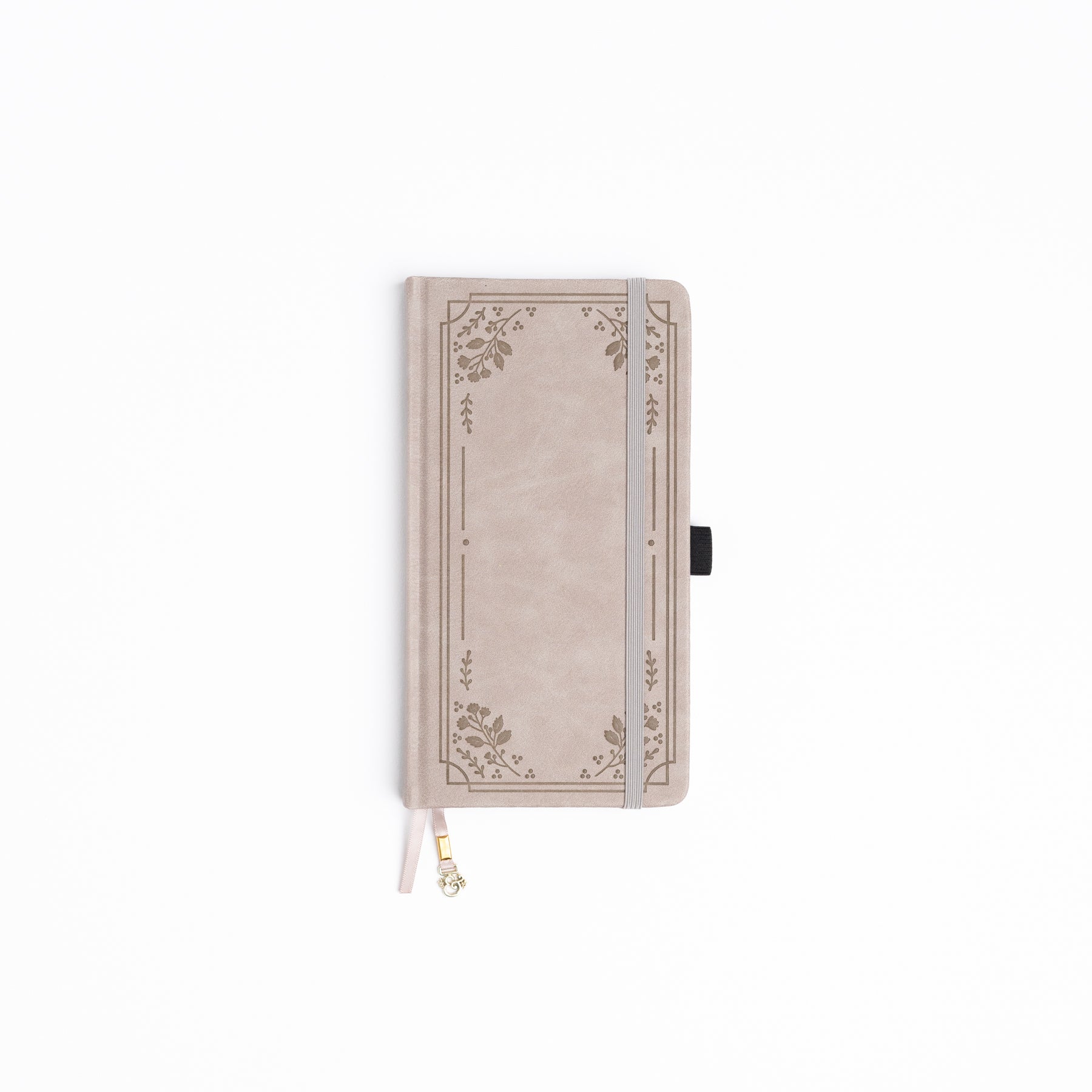 Warm Gray Florals: Dot Grid Notebook - Archer and Olive