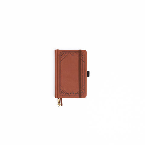 Brown Art Deco: Dot Grid Notebook - Archer and Olive