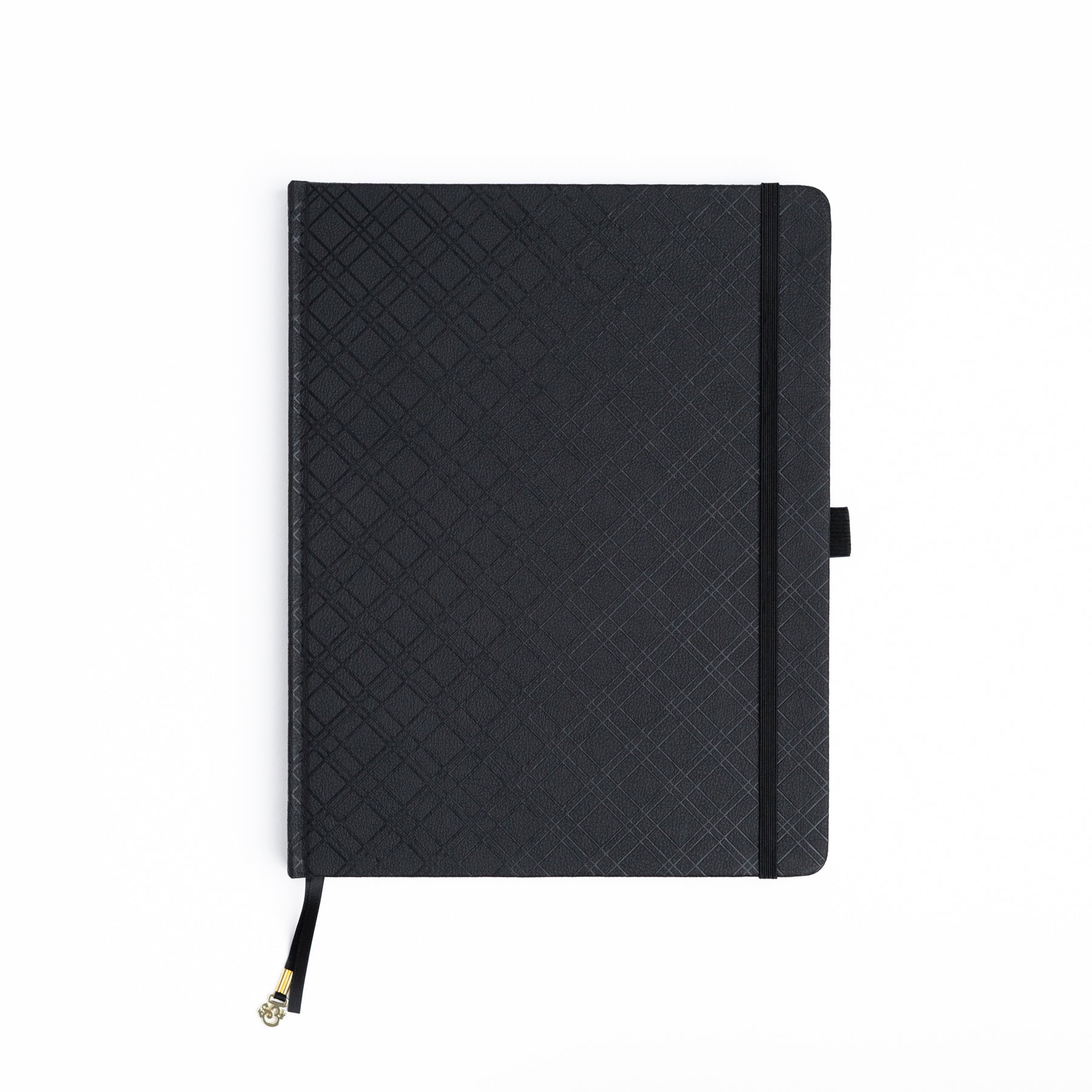 Black Plaid: Dot Grid Notebook - Archer and Olive