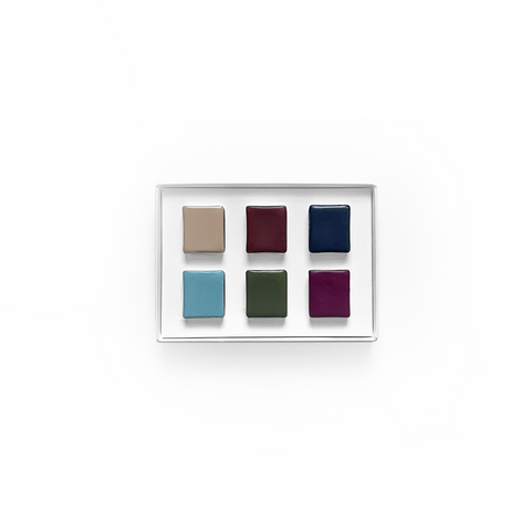 6 Pan Watercolor Set: Jewel - Archer and Olive