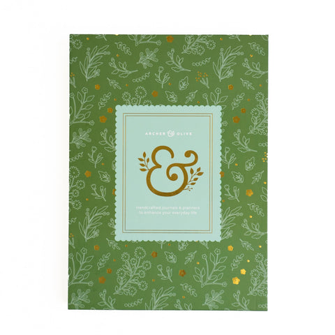 A5 Dot Grid Notebook: Rainboots - Archer and Olive