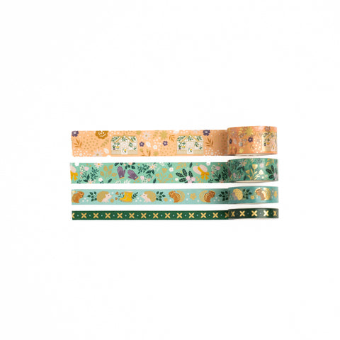 Botanical Garden Critters Washi Tape Set - Archer and Olive