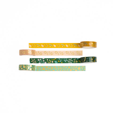 Botanical Garden Florals Washi Tape Set - Archer and Olive