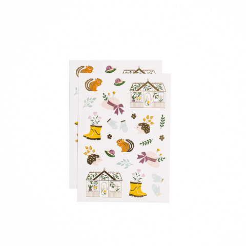 Botanical Garden Stroll Theme Stickers - Archer and Olive