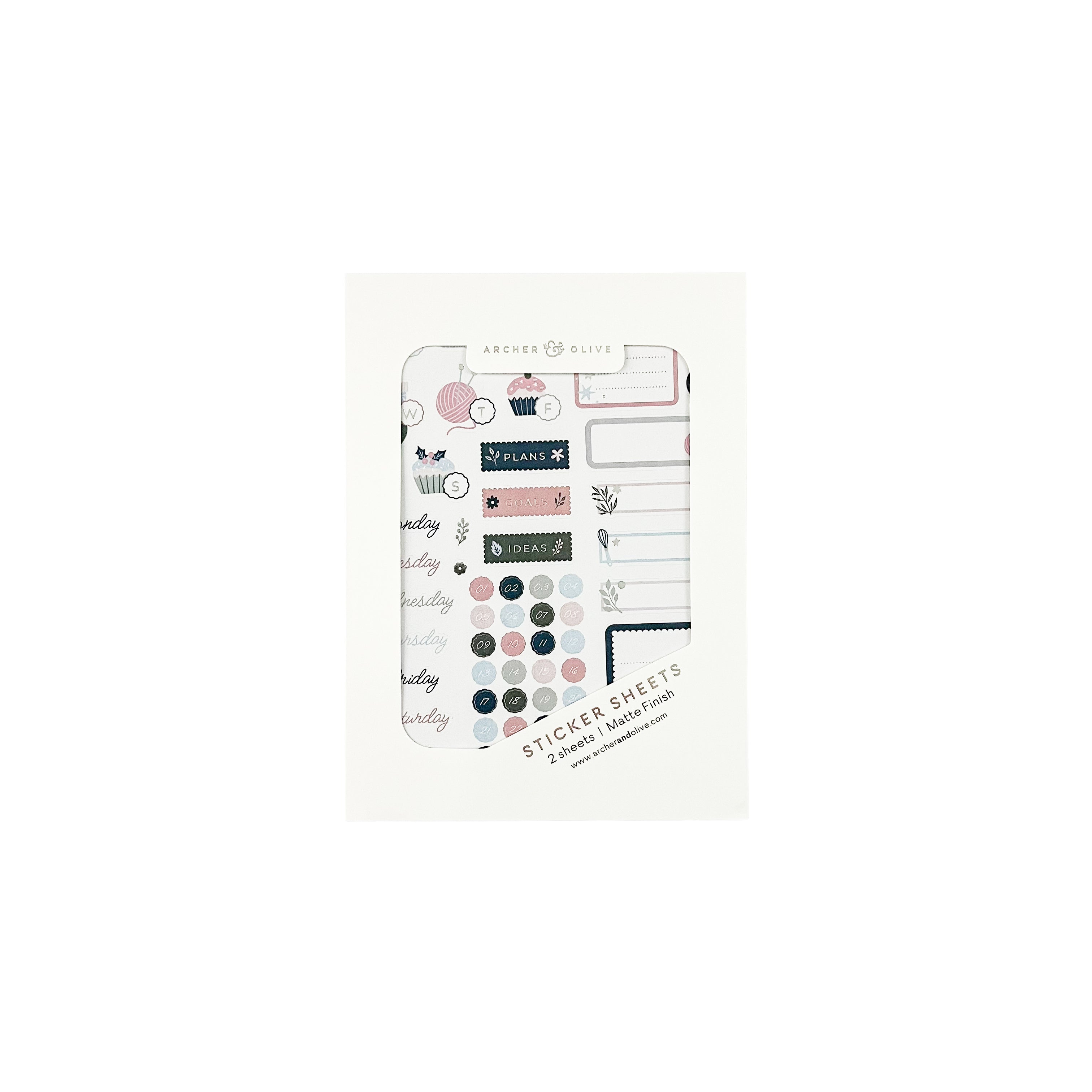 Warm & Snug Planning Stickers - Archer and Olive