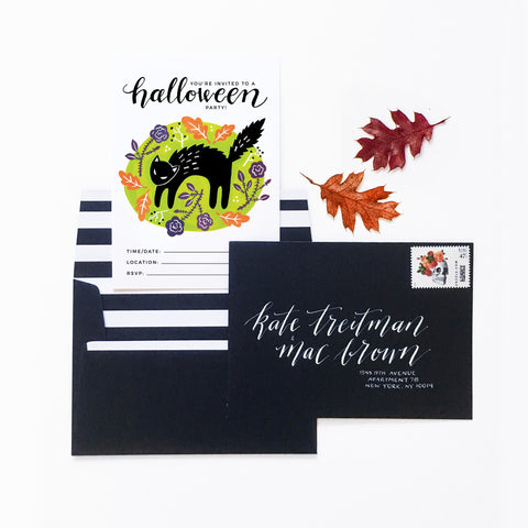 Halloween Party Invitation - Printable Download - Archer and Olive