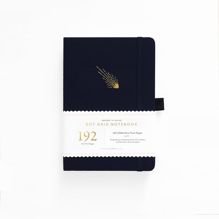A5 Falling Skies 192 Pages Dot Grid Notebook - Archer and Olive