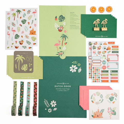 Flamingo Paradise - Archer and Olive