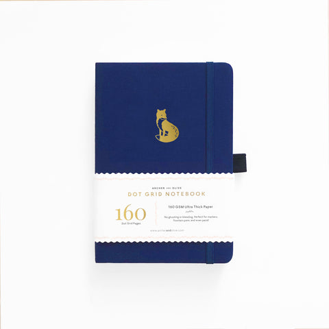 A5 Dot Grid Notebook: Clever Fox - Archer and Olive
