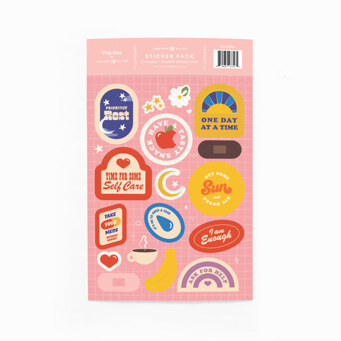 PinkBits Stickers - Archer and Olive